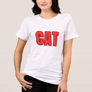 En Tri-matière T-shirt blanc pour filles