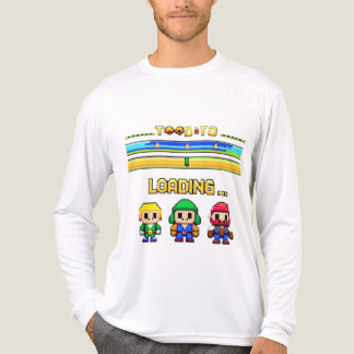 En Tri-matière T-Shirt Chargement de Jeu Rétro Pixel – Personnage