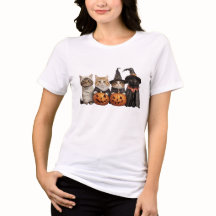 T-shirt chats mignons d'Halloween 🎃