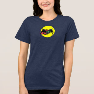 En Tri-matière T-Shirt Chauve-Souris Coccinelle Vampire