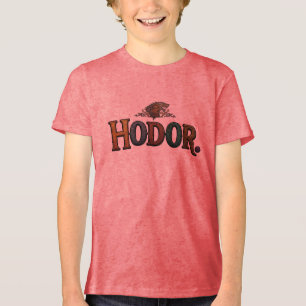 En Tri-matière T-Shirt Citation Minimale Drôle Hodor.