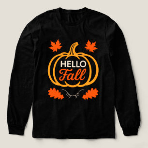 En Tri-matière T-shirt Citrouille Automne, Chemise Automne Automn