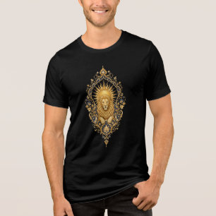En Tri-matière T-Shirt Crête Lion Doré