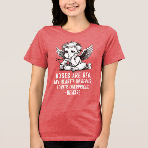 En Tri-matière T-Shirt Cupidon anti-Saint-Valentin sarcastique