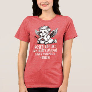 En Tri-matière T-Shirt Cupidon anti-Saint-Valentin sarcastique