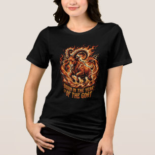 En Tri-matière T-shirt d'anniversaire Chèvre de Feu 2027