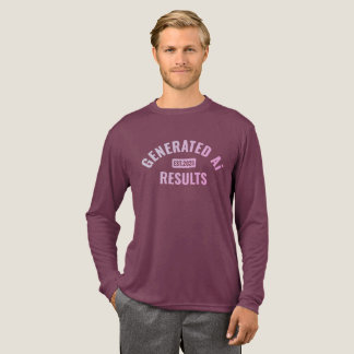 En Tri-matière T-shirt d'art texte avec design simple et propre