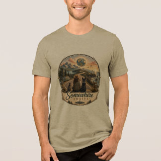 En Tri-matière T-shirt d'aventure de voyage pittoresque quelque p