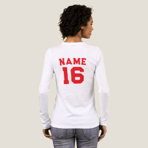 En Tri-matière T-shirt de basketball personnalisé, nom du joueur