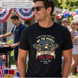 En Tri-matière T-Shirt de célébration de la famille « Nous, le pe