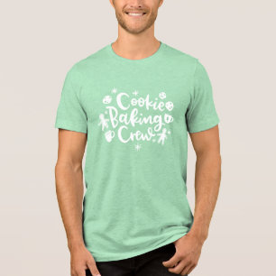 En Tri-matière T-shirt de cuisine de Noël de l'équipage