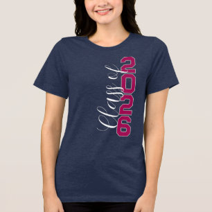 En Tri-matière T-shirt de fin d'études personnalisé de la promoti