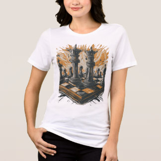 En Tri-matière T-shirt de l'échiquier stratégique