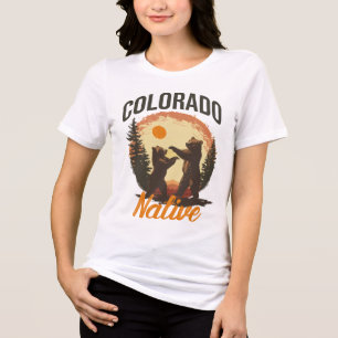 En Tri-matière T-shirt de l'ours autochtone du Colorado - Tee de