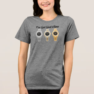 En Tri-matière T-shirt de mode casual pour une tenue quotidienne