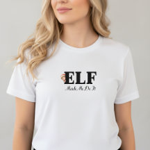 T-shirt de Noël Elf m'a fait faire ça