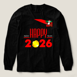 En Tri-matière T-shirt de Nouvel An 2025 pour famille mignonne