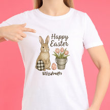 T-Shirt de Pâques pour filles personnalisées