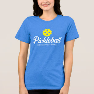 En Tri-matière T-shirt de pickleball féminin Bella+Canvas Triblen
