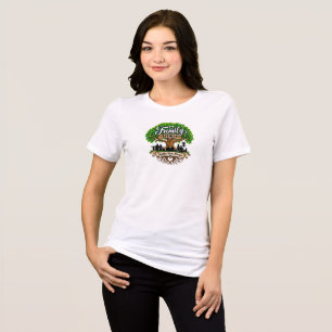 En Tri-matière T-Shirt de Réunion de Famille Arbre Généalogique
