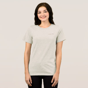 En Tri-matière T-Shirt Design de style féminin