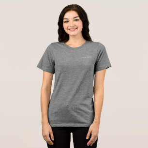 En Tri-matière T-Shirt Design de style féminin