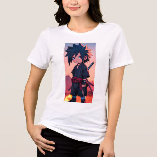 En Tri-matière T-shirt design élégant pour tatouage féminin - Art
