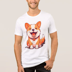 En Tri-matière T-Shirt D'Impression Homme, Élégant Cou Rond Court