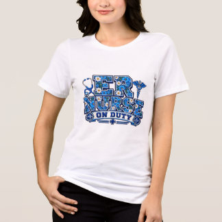 En Tri-matière T-Shirt d'infirmière des urgences