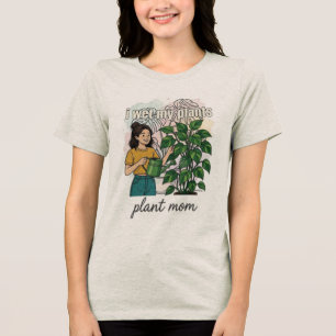 En Tri-matière T-shirt drôle de pun de jardinage 'Arroser Mes Pla