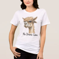 T-shirt drôle « No Drama Llama » pour les amoureux