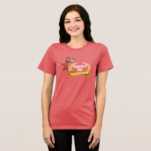 En Tri-matière T-shirt du sommet 2024 avec fleurs