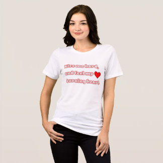 En Tri-matière T-shirt embrasse-moi fort