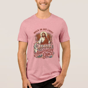 En Tri-matière T-Shirt Encouragement pour Handicapés Jésus Inspir