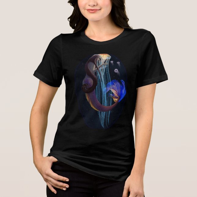 En Tri-matière T-shirt Ethereal Mermaid (Recto)