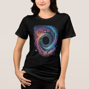 En Tri-matière T-shirt féminin Cosmic Vortex