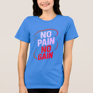 En Tri-matière T-shirt féminin sans douleur sans gain