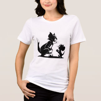 En Tri-matière T-shirt Femme - Debout dans le Comf