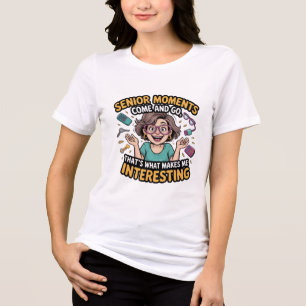 En Tri-matière T-shirt femme Humour de la vieillesse