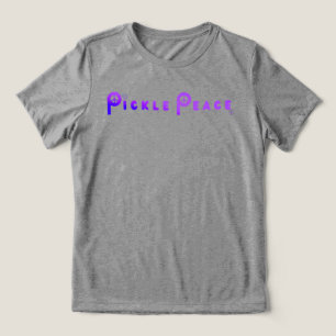 En Tri-matière T-shirt femme Pickle Peace violet uni