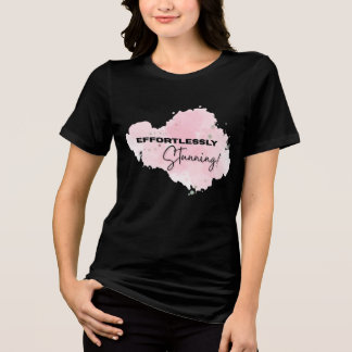 En Tri-matière T-shirt Femme STUNNING EFFORTEMENT