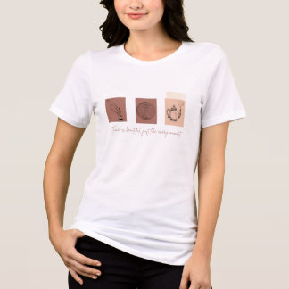 En Tri-matière T-Shirt femme vintage 