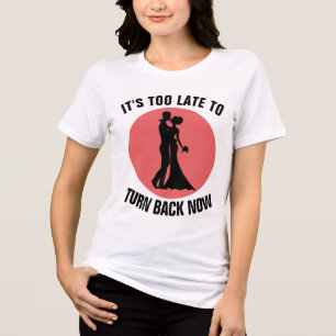 En Tri-matière T-Shirt fiançailles de bachelorette