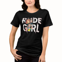 T-Shirt Fille Indocile opacité rébellion