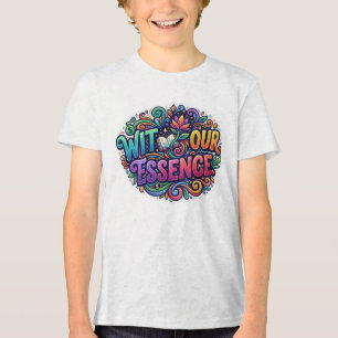 En Tri-matière T-shirt graphique à l'humour intelligent – Notre e