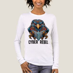 En Tri-matière T-Shirt Graphique Aigle Mécanique Cyber Rébellion