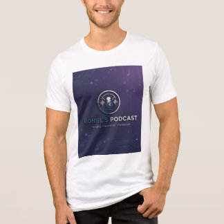 En Tri-matière T-Shirt Graphique avec le Logo Officiel du Podcast