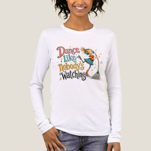 En Tri-matière T-shirt graphique « Danse comme si personne ne reg