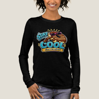 En Tri-matière T-Shirt Graphique Drôle Donut Restez Cool