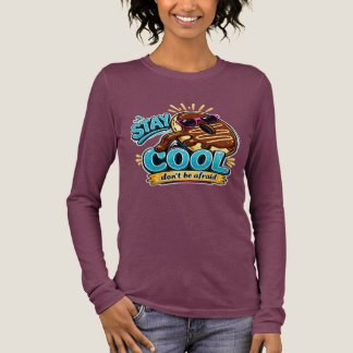 En Tri-matière T-shirt graphique drôle Stay Cool Donut